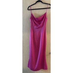 Choosy Magenta Slip Dress Size Extra Small